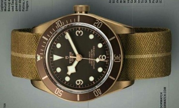 Tudor Black Bay Bronze dive watch