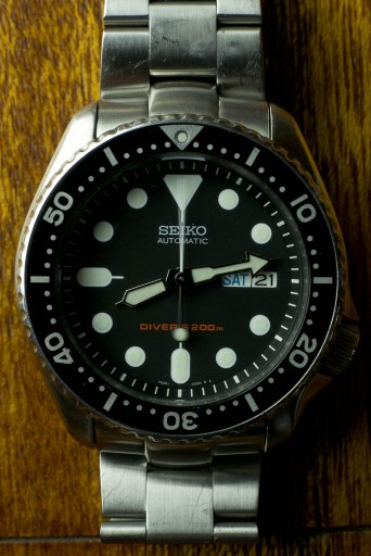 Seiko SKX007 on StrapCode oyster bracelet