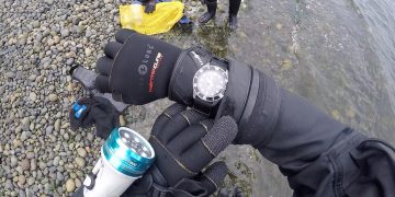 Casio MDV106-1A Diver Wristshot On Beach