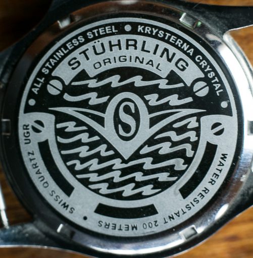 Stuhrling Aquadiver Regatta Review – Caseback