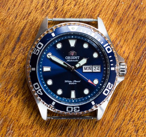 Orient Ray II Dive Watch Review – Dial view