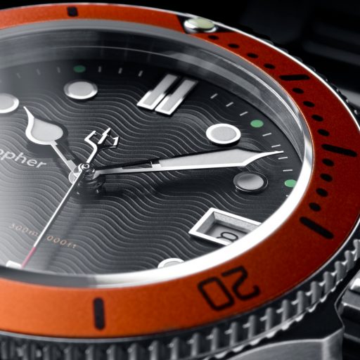 Christopher Ward C60 Trident 300 Orange Dial