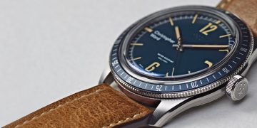 Christopher Ward Retro C65 Trident Diver blue banner