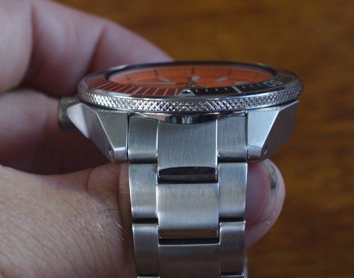 Seiko SRPC07 Orange Samurai Review - Top Side