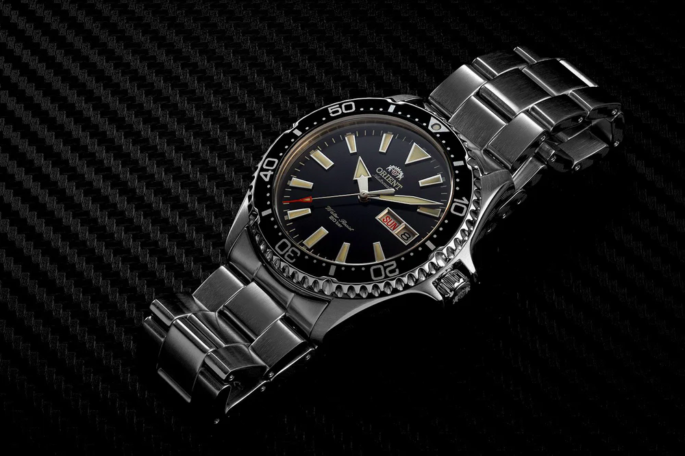 Orient Kamasu Dive Watch with Black Dial